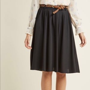 Breathtaking Tiger Lillies Midi Skirt